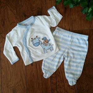 Gerber Newborn Baby Boy Two PieceOutfit